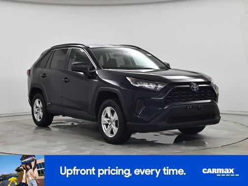 Black 2021 Toyota RAV4 Hybrid LE