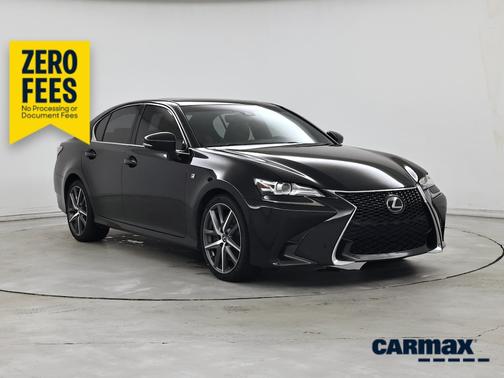 Black 2017 Lexus GS 350 F-Sport