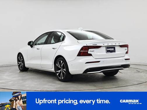 White 2024 Volvo S60 B5 Plus Dark Theme