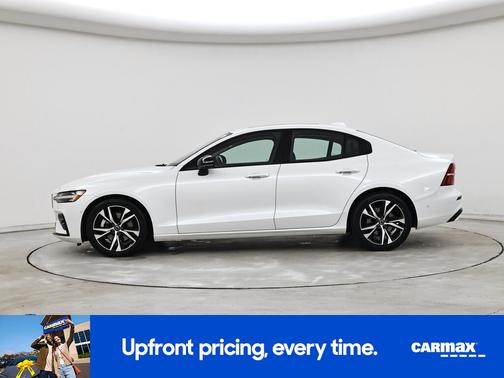 White 2024 Volvo S60 B5 Plus Dark Theme