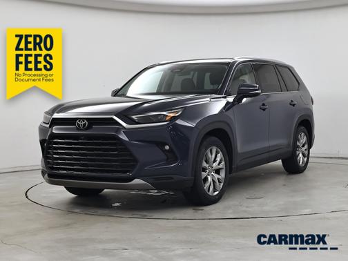 Blue 2024 Toyota Grand Highlander Limited