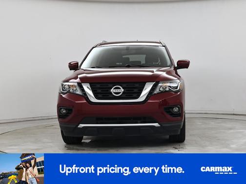 Red 2018 Nissan Pathfinder Platinum