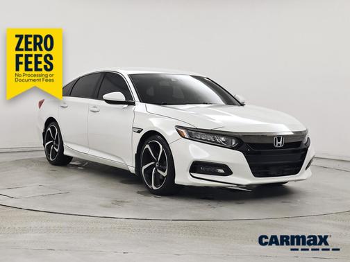 White 2018 Honda Accord Sport