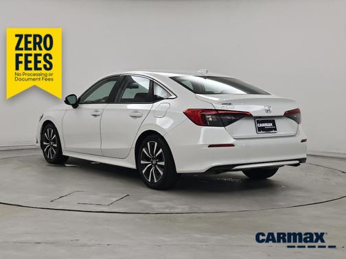 White 2022 Honda Civic EX