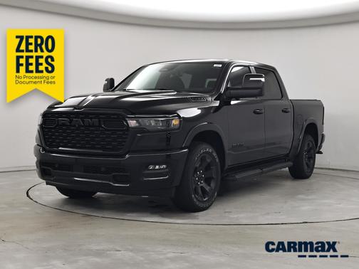 Black 2025 RAM 1500 Bighorn