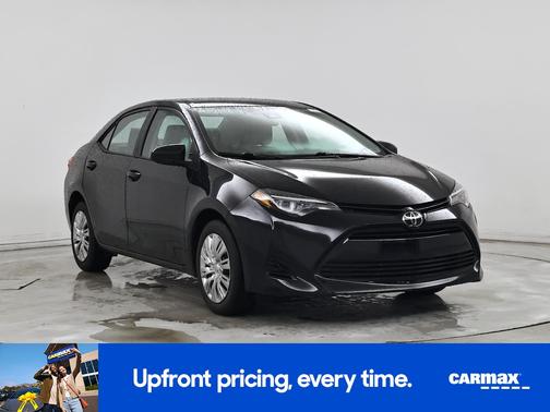 Black 2018 Toyota Corolla LE