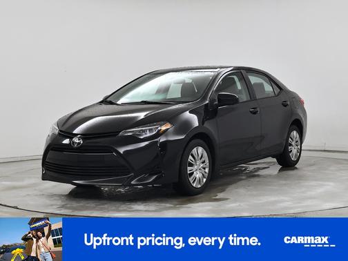 Black 2018 Toyota Corolla LE