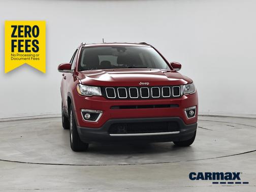 Red 2021 Jeep Compass Limited