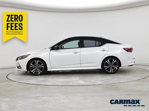 White 2021 Nissan Sentra SR