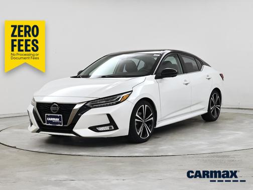 White 2021 Nissan Sentra SR