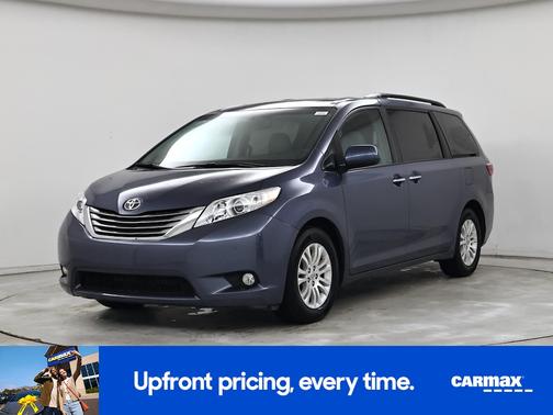 Blue 2017 Toyota Sienna XLE Premium