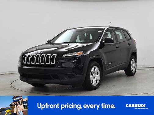 Black 2015 Jeep Cherokee Sport