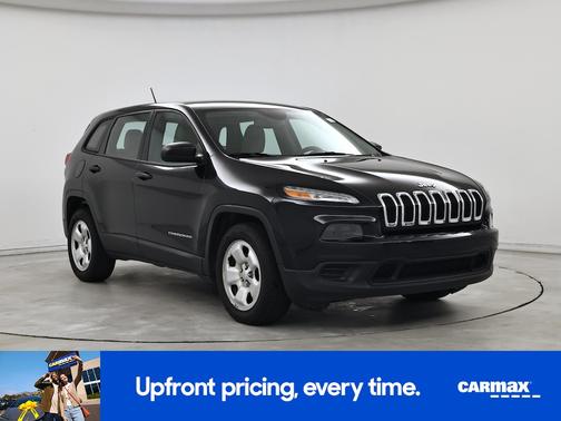 Black 2015 Jeep Cherokee Sport