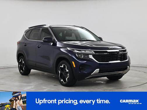 Blue 2025 Kia Seltos EX