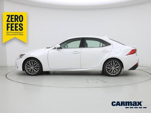 White 2017 Lexus IS 200t