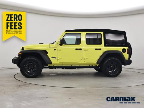 Yellow 2024 Jeep Wrangler Sport