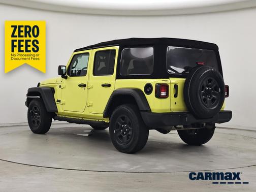 Yellow 2024 Jeep Wrangler Sport