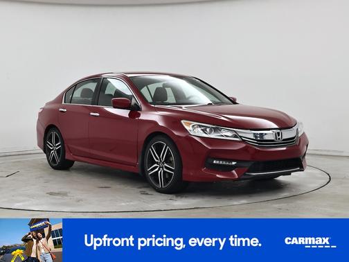 Red 2017 Honda Accord Sport SE