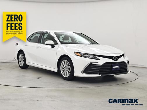 White 2021 Toyota Camry LE