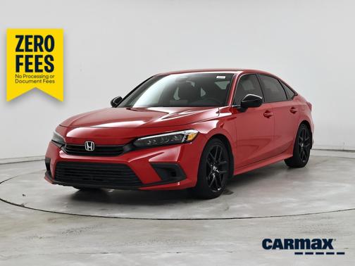 Red 2022 Honda Civic Sport