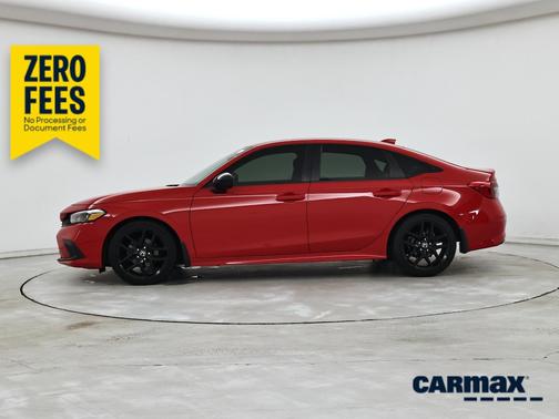 Red 2022 Honda Civic Sport