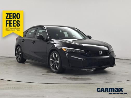 Black 2025 Honda Civic Hybrid Sport Touring