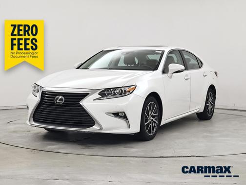White 2017 Lexus ES 350