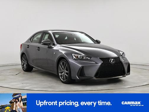 Gray 2017 Lexus IS 200t F-Sport Sedan
