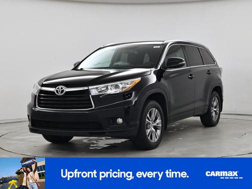 Black 2015 Toyota Highlander XLE