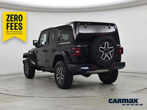 Black 2025 Jeep Wrangler Sahara