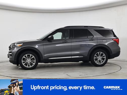 Gray 2021 Ford Explorer XLT