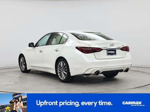 White 2023 INFINITI Q50 Luxe