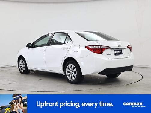 White 2015 Toyota Corolla LE