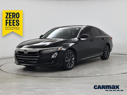 Black 2021 Honda Accord EX-L
