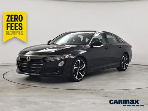 Black 2021 Honda Accord Sport SE