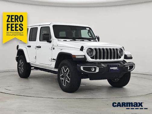 White 2025 Jeep Wrangler Sahara