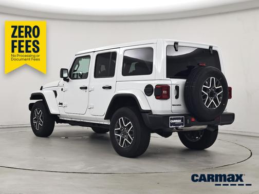 White 2025 Jeep Wrangler Sahara