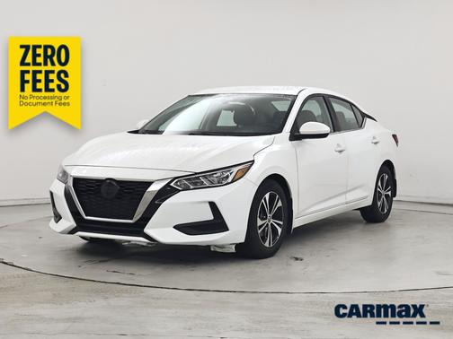 White 2022 Nissan Sentra SV
