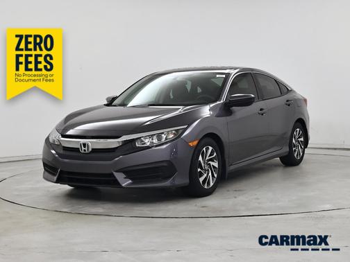 Gray 2018 Honda Civic EX