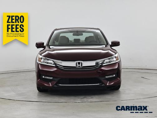 Burgundy 2016 Honda Accord EX-L
