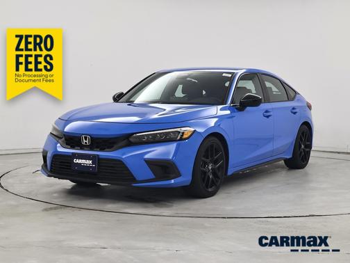 Blue 2023 Honda Civic Sport