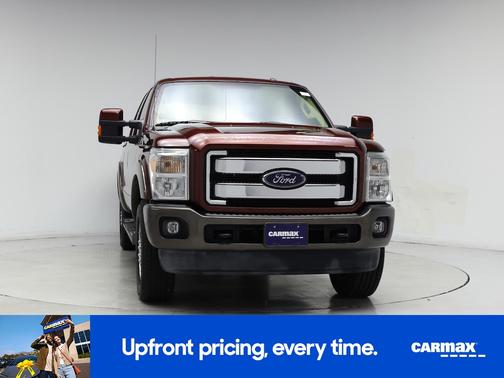 Red 2016 Ford F-250 King Ranch
