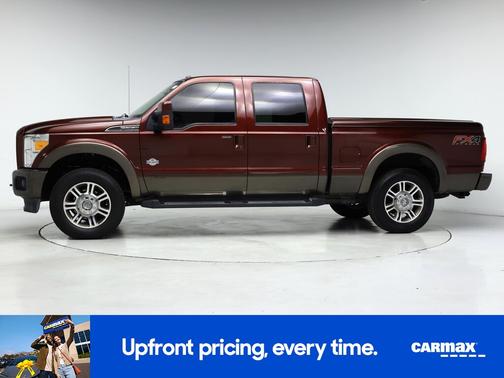 Red 2016 Ford F-250 King Ranch