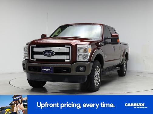 Red 2016 Ford F-250 King Ranch