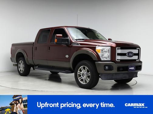 Red 2016 Ford F-250 King Ranch