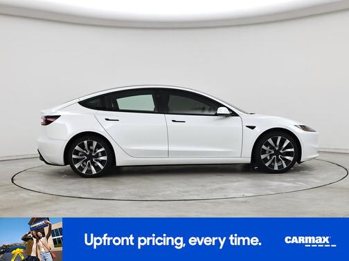 White 2025 Tesla Model 3 Long Range