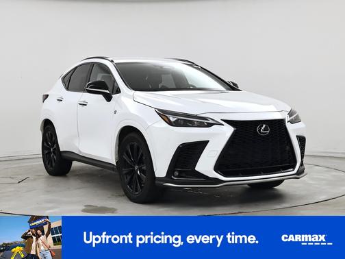 White 2022 Lexus NX 350 F-SPORT Handling