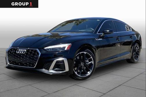 Mythos Black Metallic 2023 Audi A5 Sportback 45 S Line Prestige