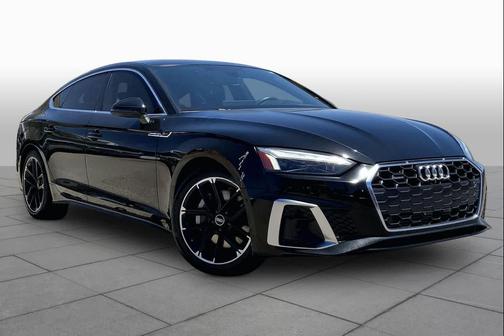 Mythos Black Metallic 2023 Audi A5 Sportback 45 S Line Prestige