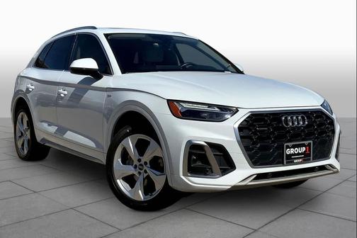 Glacier White Metallic 2023 Audi Q5 45 S line Premium Plus